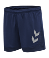 Hummel Lead Poly Shorts Damen Rot F3062