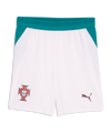 PUMA FPF Portogallo Pantaloncini Away CM 2026 Kids Bianco C02