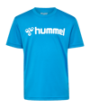 Hummel logo maillot enfants bleu F7428 