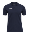 Hummel Cotton poloshirt blauw F7026 