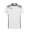 Uhlsport Maillot Goal Manches Courtes Blanc Noir F02