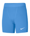 Short Nike Pro Strike femmes bleu blanc F412 