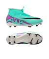 Nike Jr Air Zoom Mercurial Superfly IX Academy FG/MG Peak Ready Kids Grün Pink Schwarz F300