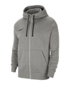 Nike Park 20 Fleece Kapuzenjacke Grau Schwarz F063