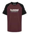 Hummel Logo S/S T-shirt Kids Paars K3016 