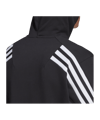 adidas Future Icons Kapuzenjacke Schwarz - schwarz