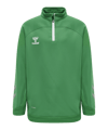 Hummel hmlLEAD HalfZip Sweatshirt Kids Grün F6235