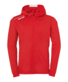 Kempa Player Kapuzenjacke Rot Weiss F03