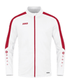 JAKO Power Polyesterjacke Damen Weiss Rot F004