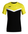 JAKO Iconic T-Shirt Schwarz Gelb F808