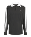 adidas 3 Stripes Longsleeve Polo Noir