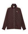 PUMA T7 Jacquarded Woven Relaxed Track Veste Marron C31