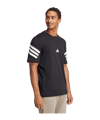 adidas Future Icons Three Stripes T-Shirt Schwarz - schwarz