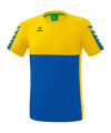 T-shirt Erima Six Wings enfants bleu jaune 