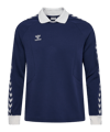 hummel Root Polo Langarm Blau F7026