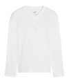 PUMA Manica Lunga Kids Bianco C004 