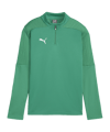 PUMA teamFINAL Training 1/4 Zip Sweatshirt Kids  Grün F05 
