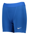 Short Nike Pro Strike femmes bleu blanc F463 