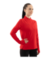 JAKO ZipTop Light Flow Sweatshirt Damen Rot F100