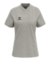 Hummel Move Grid Polo Dames grijs F2006 