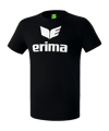 Erima Promo T-Shirt Kids Schwarz Weiss