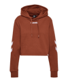 Hummel Legacy Cropped Hoody Damen Rot F8161