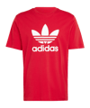 adidas Originals Adicolor Trefoil T-Shirt Rot - rot