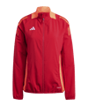 adidas Tiro 24 Competition Präsentationsjacke Damen Rot