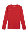Maillot PUMA teamGOAL manches longues rouge blanc F01