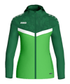 JAKO Icon giacca con cappuccio donna verde F222 