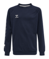 Hummel Move Grid Cotton sweatshirt kids  blauw F7026
