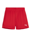 PUMA teamGOAL pantaloncini donna rosso  bianco F01