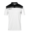 uhlsport Offense 23 Poloshirt Weiss Schwarz F02 