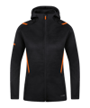 JAKO Jas met capuchon Zwart K506 