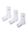 Jordan Everday Crew 3er Pack Calze Bianco C100