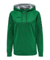 Hummel HMLGO Cotton Sweat à capuche femmes  vert F6235