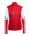 adidas Squadra 25 HalfZip Sweatshirt Dames Rood 