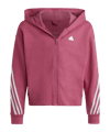 adidas Future Icons 3-Stripes Full-Zip Hoodie Pink - pink