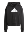 adidas Future Icons Badge of Sport Hoodie Black - schwarz
