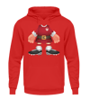 Sweat à capuche 11teamsports Elf de Noël laid rouge