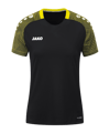 JAKO Performance T-Shirt Damen Schwarz Gelb F808