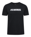 Hummel Elemental logo Cotton t-shirt zwart F2001 