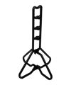 Cawila ACADEMY Multiständer 33cm Schwarz