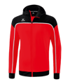 Veste à capuche Erima Change by enfants rouge noir 