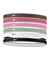 Nike Flex Classic 6PK Fascia per capelli Multicolore C551
