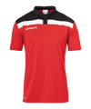 uhlsport Offense 23 Poloshirt Rot Schwarz F04 