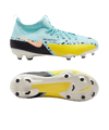 Nike Jr Phantom GT2 Academy DF FG/MG Kids Lucent Türkis Gelb F407