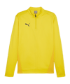Sweat-shirt à zip 1/4 de Training PUMA teamGOAL jaune F07