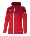 JAKO Giacca con cappuccio Rosso C001 