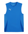 PUMA teamGOAL Tanktop Blau Weiss F02